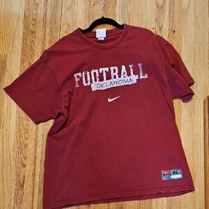 Nike Red Football T-Shirt